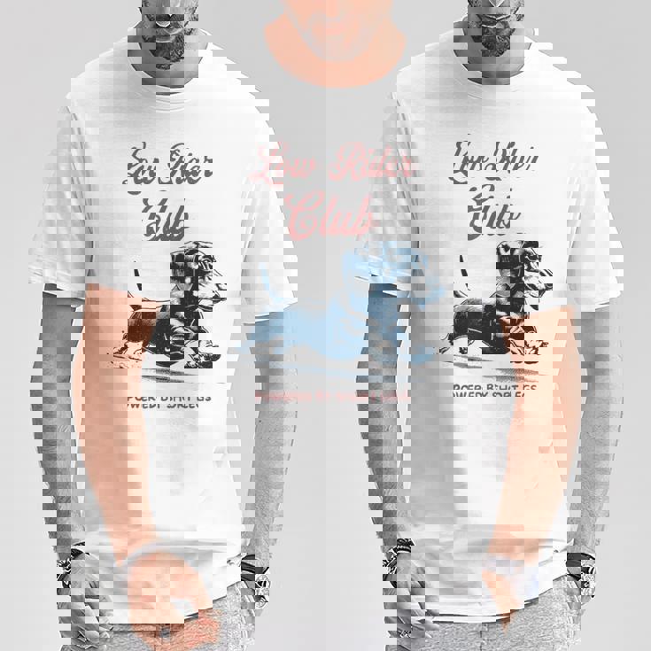 Club Low-Rider Weenie Teckel Dachshund Dachshund Camiseta unisex Regalos divertidos