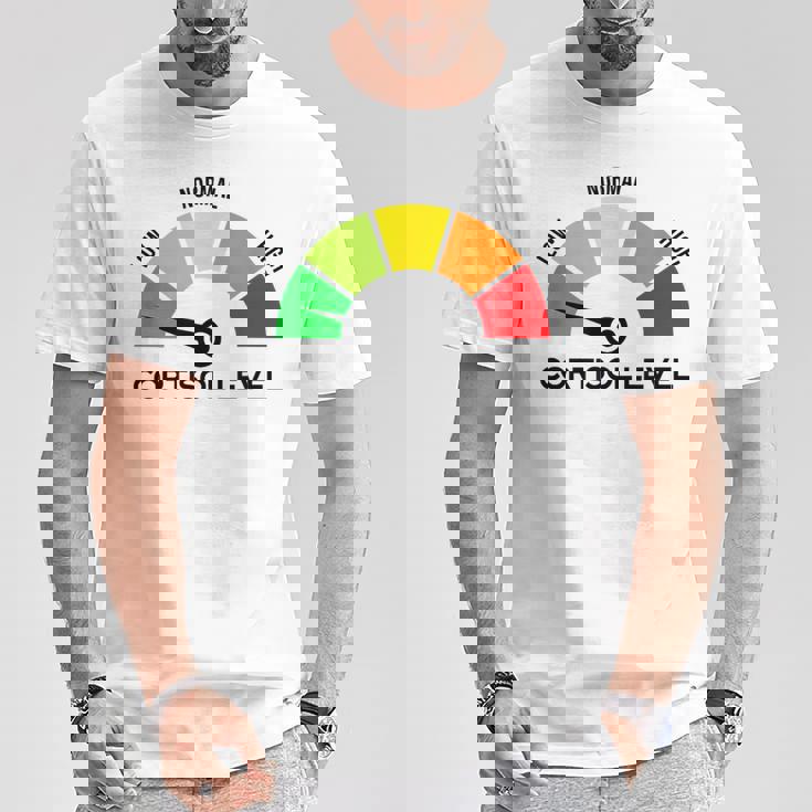 Cortisol Leveltresschool Andtudents Tシャツ 面白い贈り物