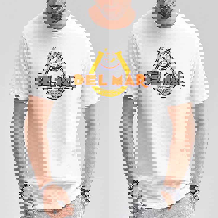 Del Mar スケートボードランチ Tシャツ 面白い贈り物