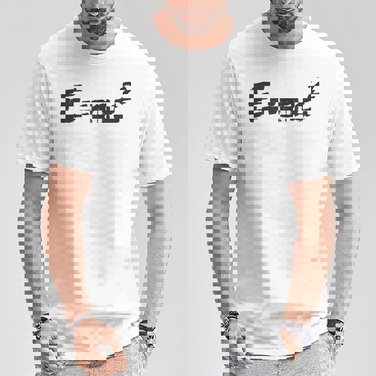 E Mc2 面白い 物理学 サイエンス シャツ エネルギー 質量光 速度 Tシャツ 面白い贈り物