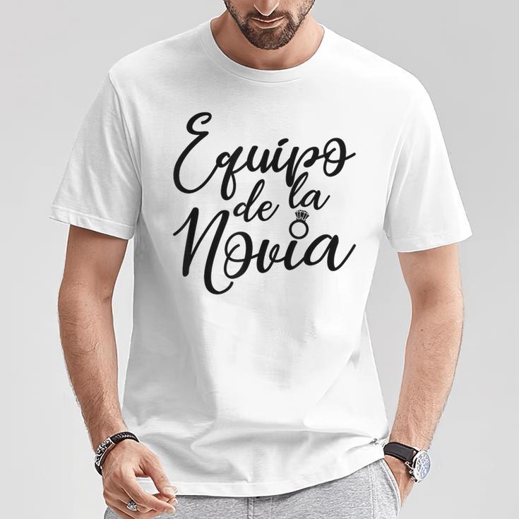 Equipo De La Novia Team Bride Espagne Bachelorette Party T-Shirt Cadeaux drôles