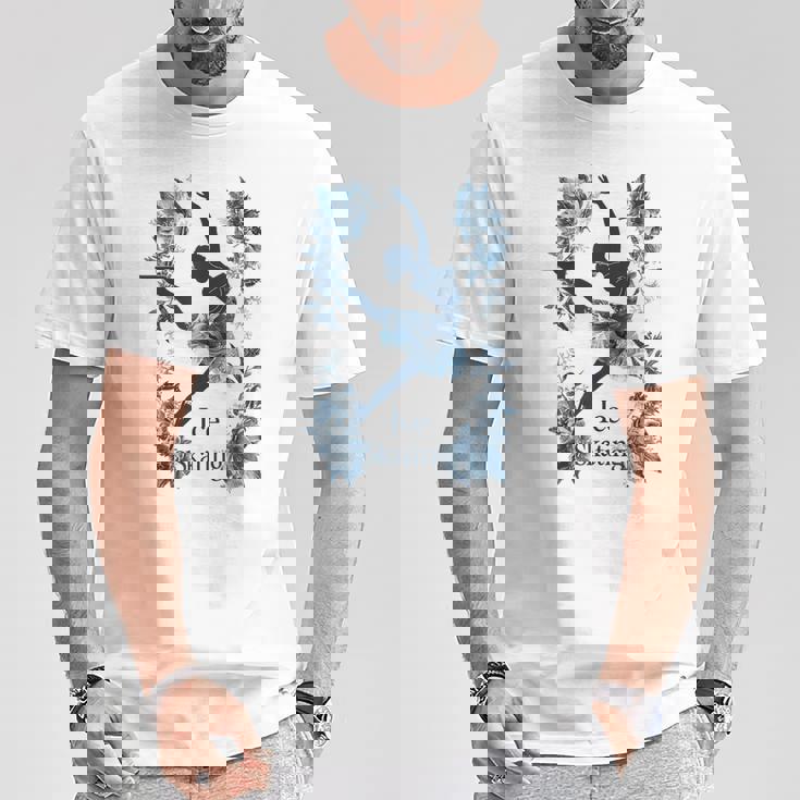 Floral Ice スケーター ダンシング スポーツ フィギュアスケート Tシャツ 面白い贈り物