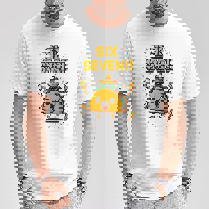 Gamer Taco Six Seven Cinco De Mayo 67 Mexican Fiesta T-Shirt Unique Gifts