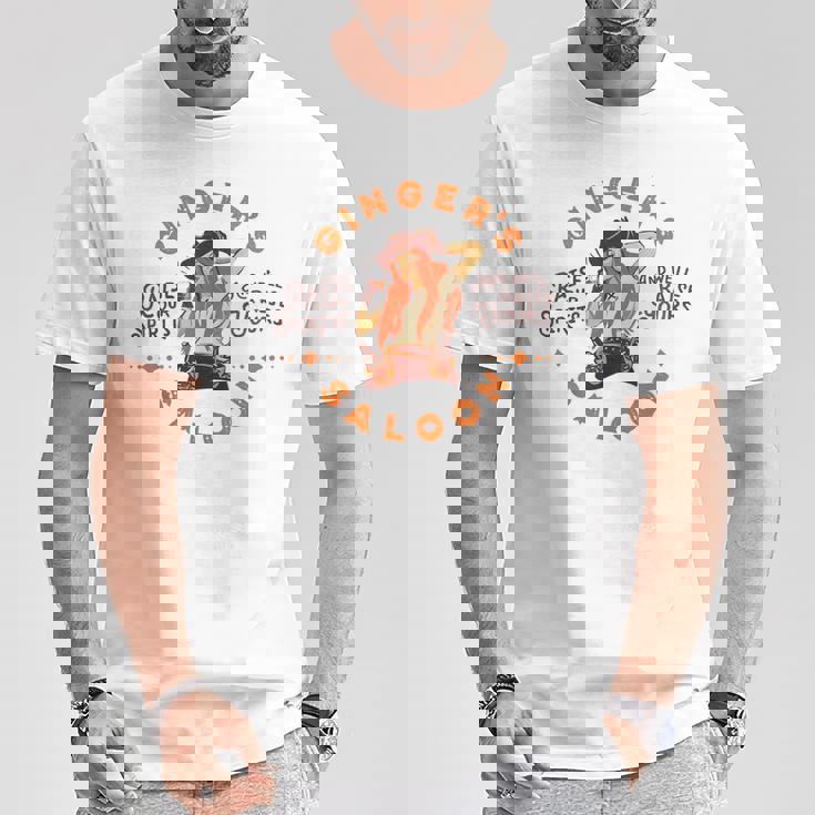 Gingersaloon ヴィンテージ ウイスキー レッドヘッド ダイブバー アーティストギフト Tシャツ 面白い贈り物