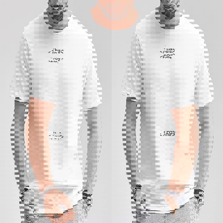 Htmlヘッドボディタグ オタク Tシャツ 面白い贈り物