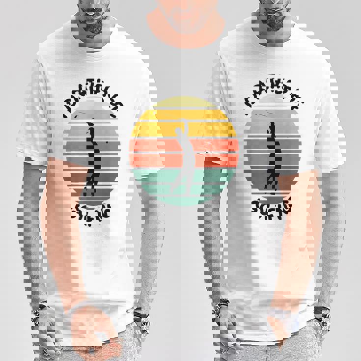 I'd Rather Be Golfing Golfer スポーツアパレル ゴルフ メンズ Tシャツ 面白い贈り物