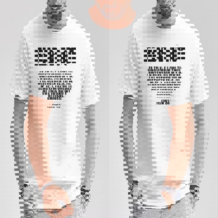 Isaiah 41 Tシャツ 面白い贈り物