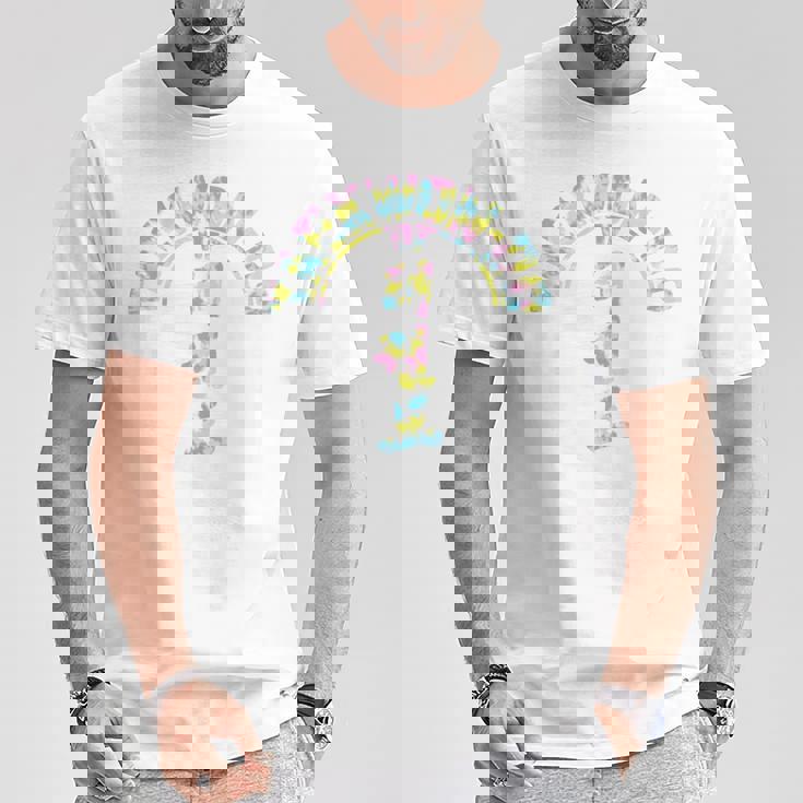 Itfテコンドー-夏のレインボータイダイを行う Tシャツ 面白い贈り物