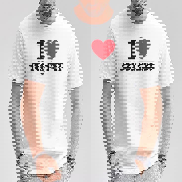 I Love Bbq リブ Tシャツ 面白い贈り物