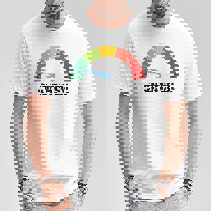 Low Cotisol Maxxing おもしろミーム ソーシャルメディア 自己改善 Tシャツ 面白い贈り物