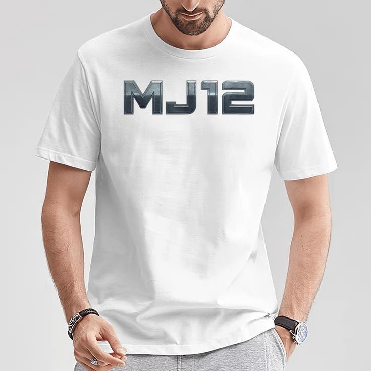 Mj12 Ufoci-Fi Graphic Diseño Retro De Nave Espacial Alienígena In Mangas Camiseta unisex Regalos divertidos
