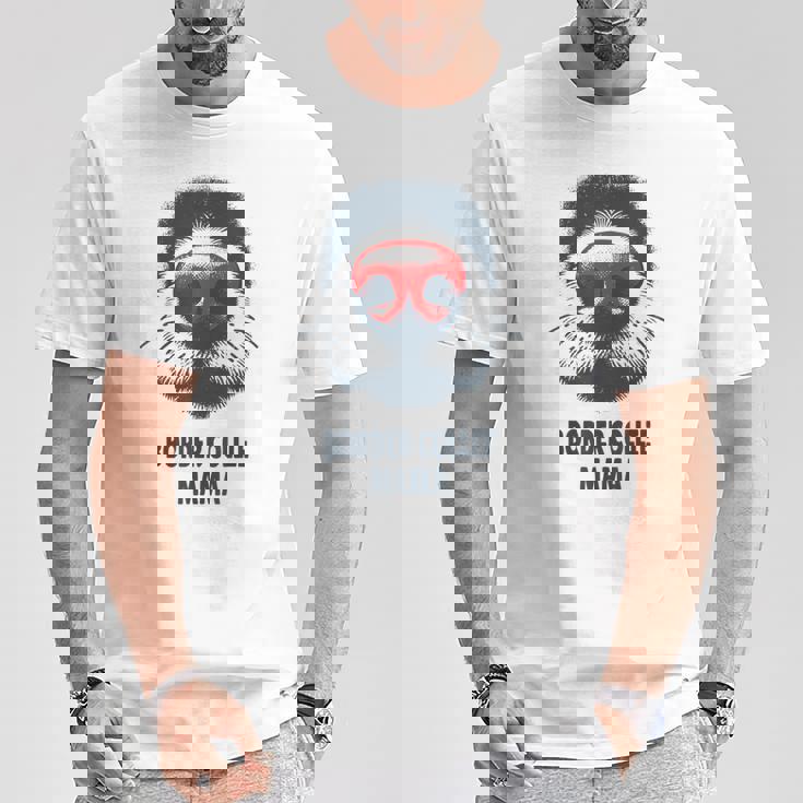 Nariz Para Perro Mamá Border Collie Camiseta unisex Regalos divertidos