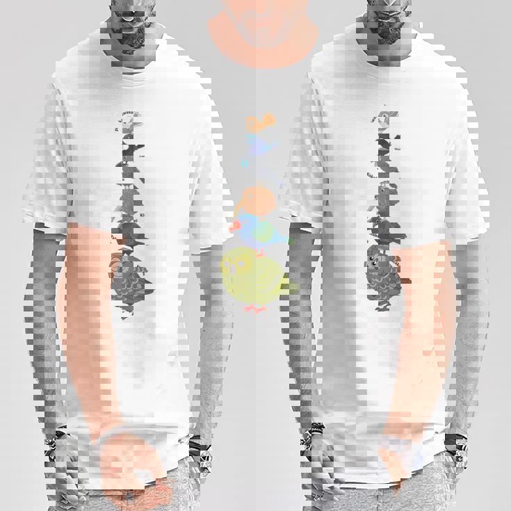 New Zealand Bird Lover Wildlife Bird Watching Kiwi Kakapo T-Shirt Unique Gifts