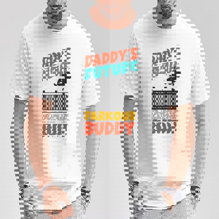 Parkour フリーランニング トレーサー キッズ Daddys フューチャー パルクール Tシャツ 面白い贈り物