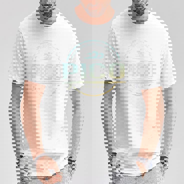 Pico Portugal レトロ ピコ ポルトガル ヴィンテージ サーフ Tシャツ 面白い贈り物