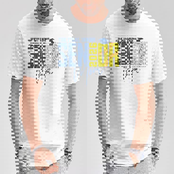 Retro The Final Inning Senior Softball Mom Class Of 2026 T-Shirt Unique Gifts