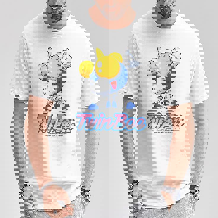 「ツインビー」ツインビーB Tシャツ 面白い贈り物