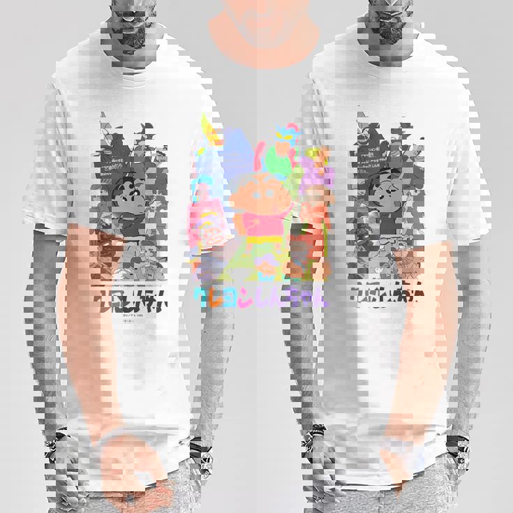 【映画】クレヨンしんちゃん アクション仮面vsハイグレ魔王 ポスター Tシャツ 面白い贈り物