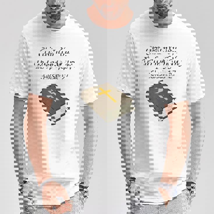 あなたの中のキリスト 聖書箇条 キリスト教 イエス・キリスト Tシャツ 面白い贈り物