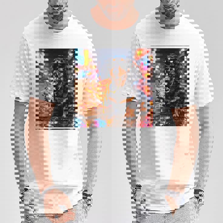 かわいい ダックスフンド 犬 ピザ 面白い 男の子 女の子 コスチューム 大人 ミーム Tシャツ 面白い贈り物