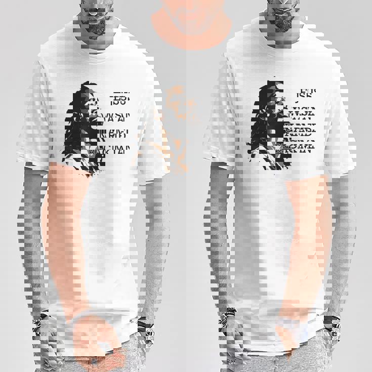イエスは非武装の黒人だった Tシャツ 面白い贈り物