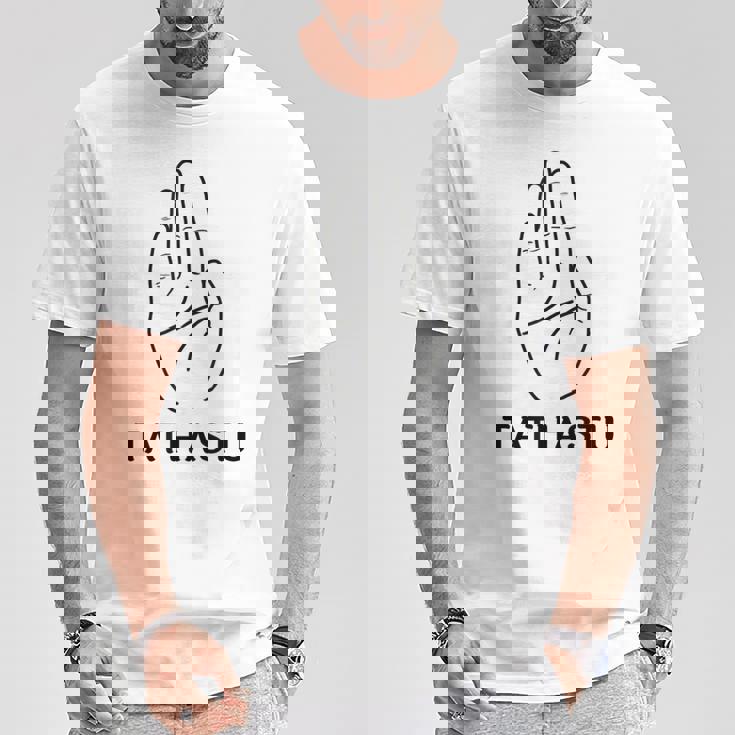 インドのサンスクリット語タタストゥデザイン Tシャツ 面白い贈り物