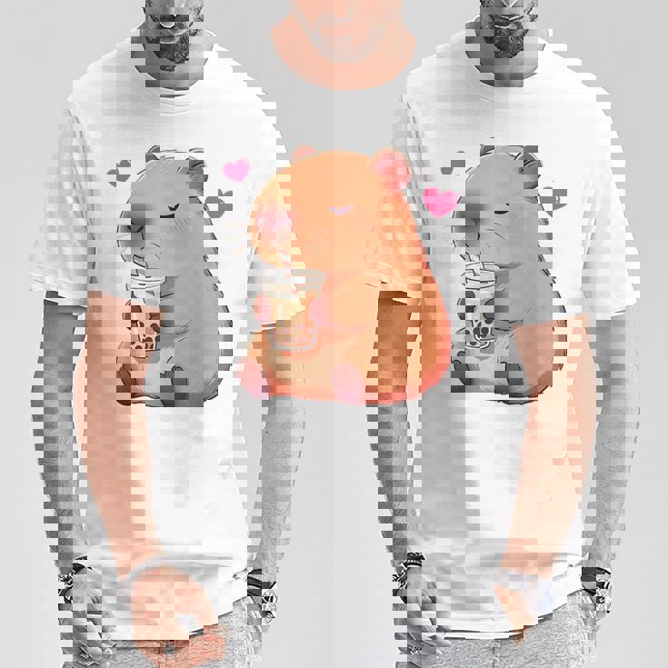 カピバラバブルティー Tシャツ 面白い贈り物