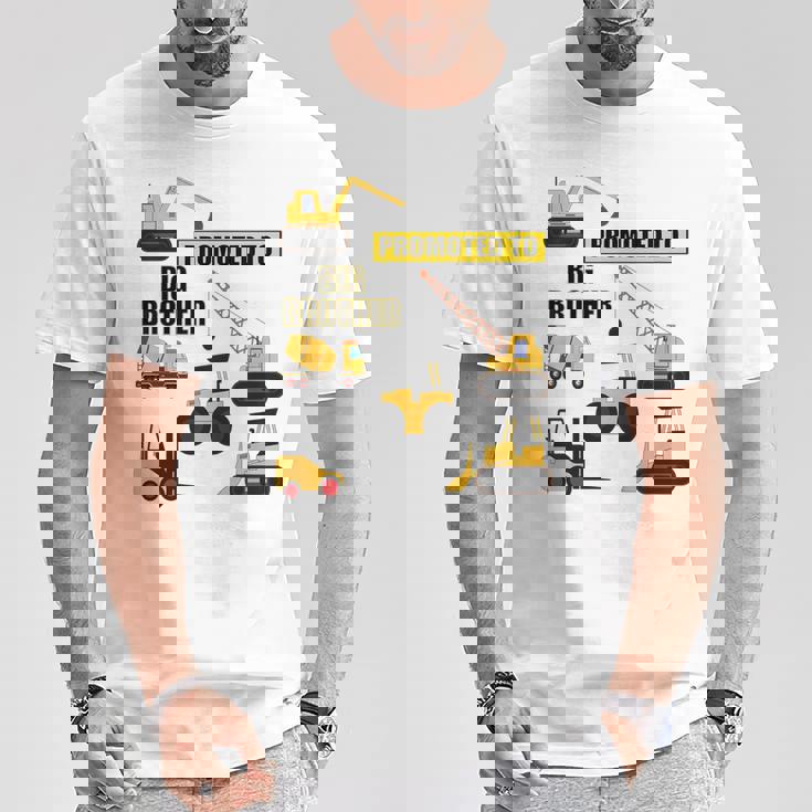 キッズ Big Brother ブルドーザーフォークリフトショベルに昇進。 Tシャツ 面白い贈り物