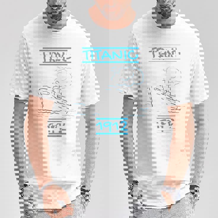 キッズ タイタニック キッズ 帆船 ヴィンテージ クルーズ ベッセル 1912 Tシャツ 面白い贈り物