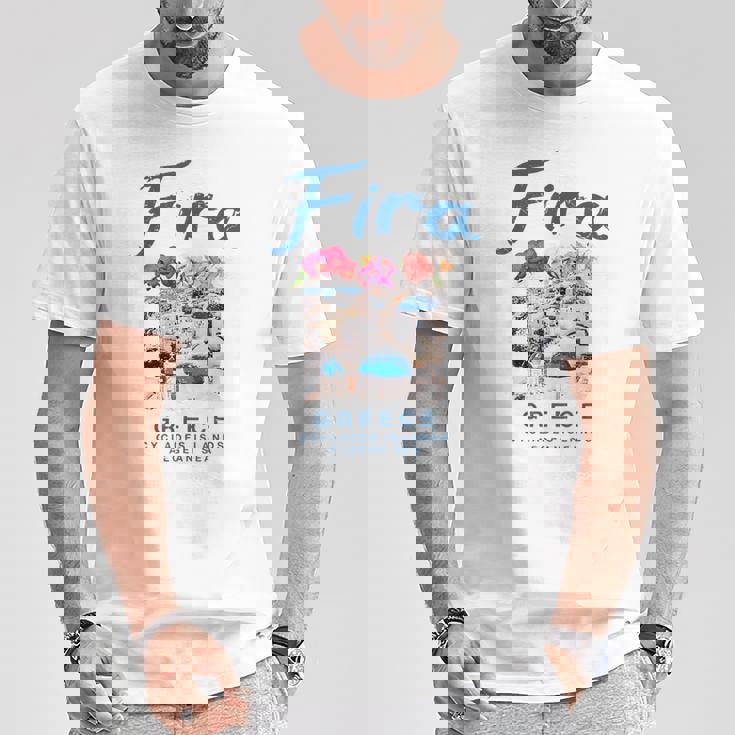 ギリシャ フィラ Thera ヴィンテージ ギリシャ Tシャツ 面白い贈り物