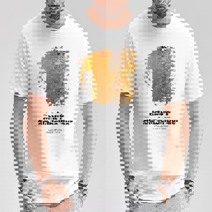 グスタフ・クリムト作 アデル・ブロッホバウアー・グランジの肖像 Tシャツ 面白い贈り物