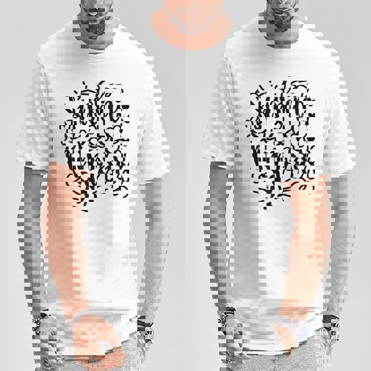 サンシャインアンドミモザビーチサマー Tシャツ 面白い贈り物