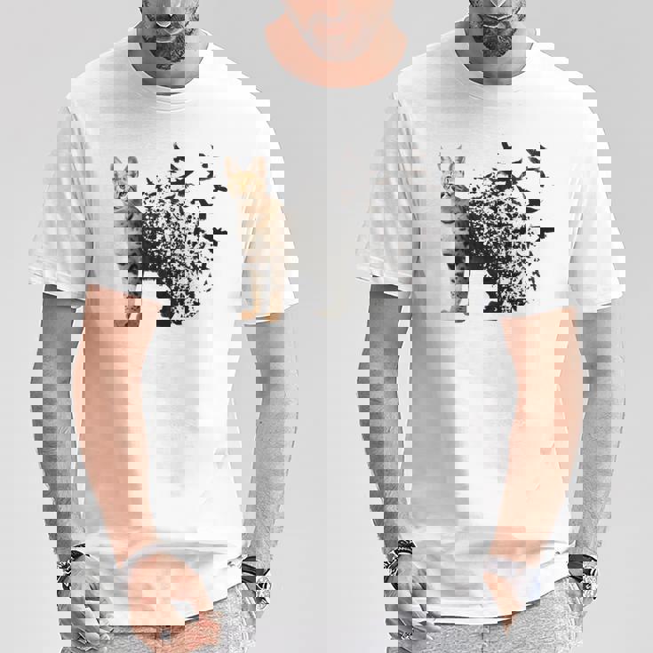 サーバルキャット 長袖tシャツ Tシャツ 面白い贈り物