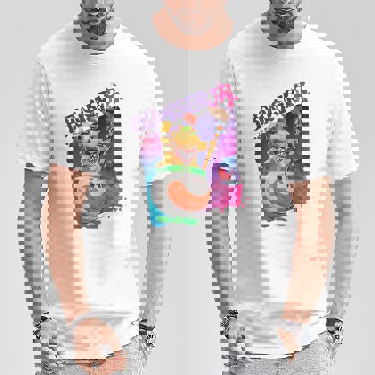 ザ・スーパーマリオギャラクシー・ムービー Bowser Jr Takes Over Tシャツ 面白い贈り物