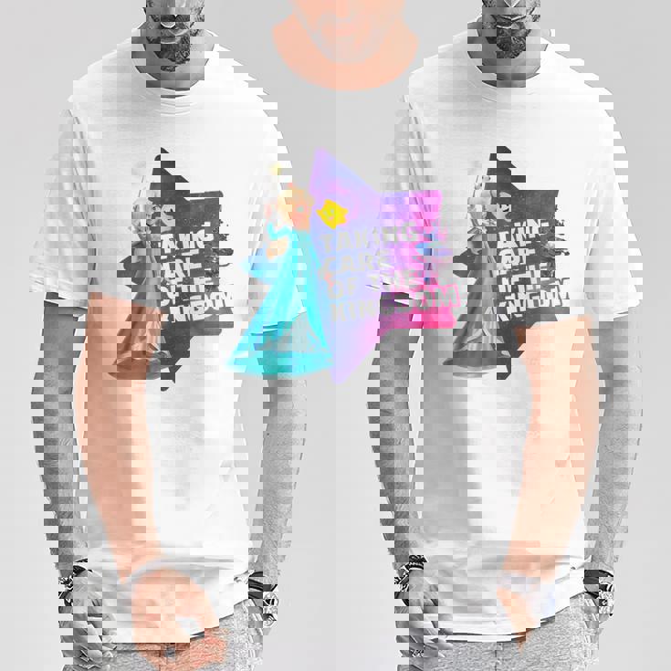 ザ・スーパーマリオギャラクシー・ムービー Rosalina Taking Care Tシャツ 面白い贈り物