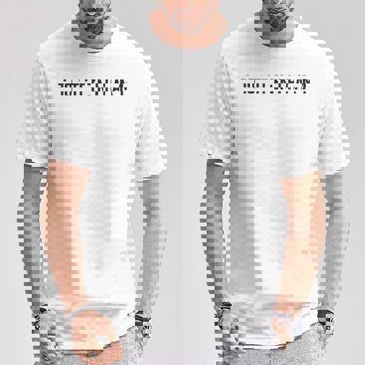 シンプルなトッテナムデザイン。 Tシャツ 面白い贈り物