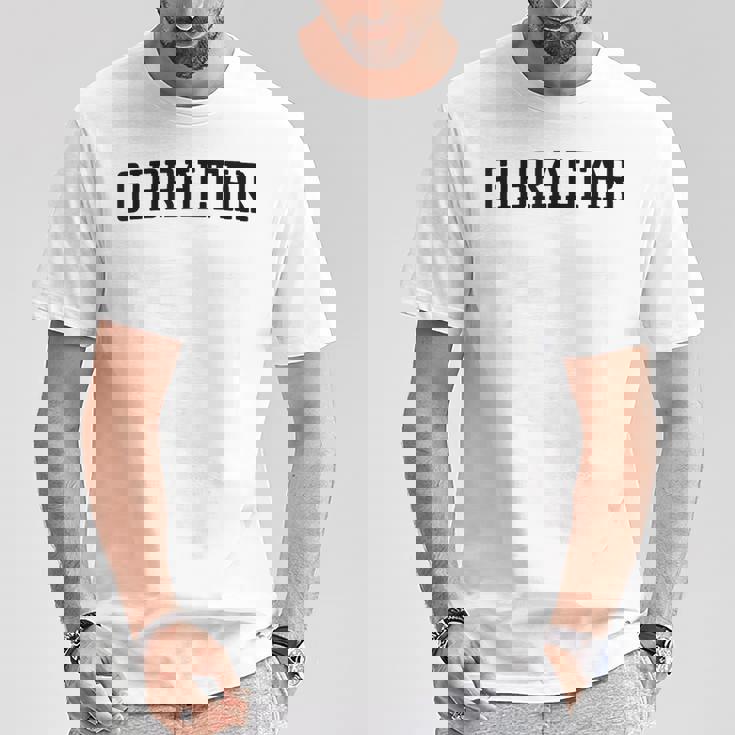 ジブラルタル Tシャツ 面白い贈り物