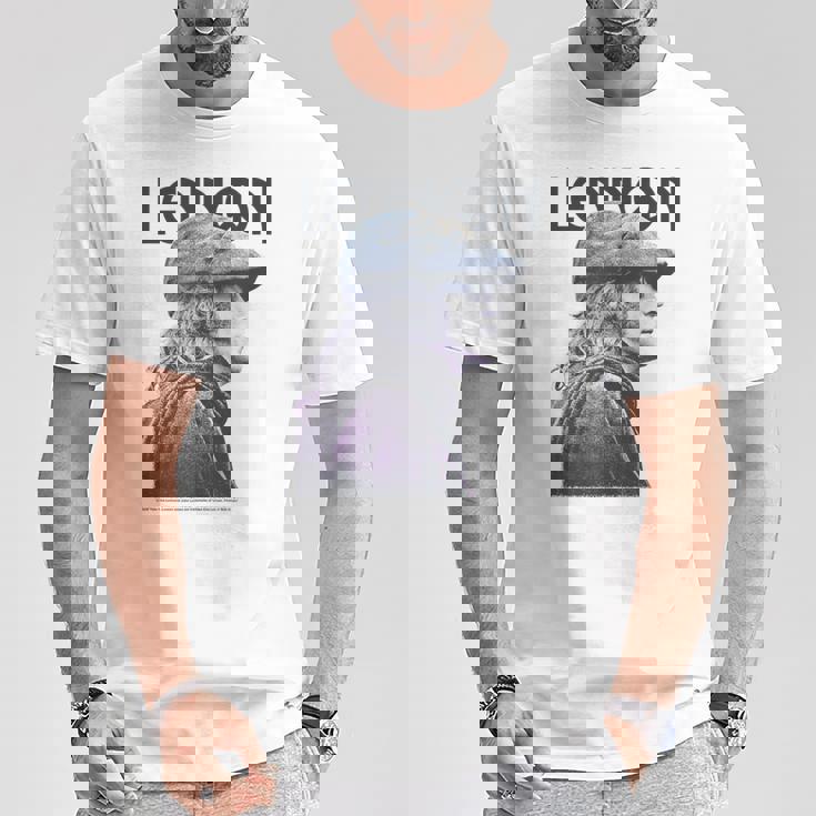 ジョン・レノン 平和な色調の肖像画 Tシャツ 面白い贈り物