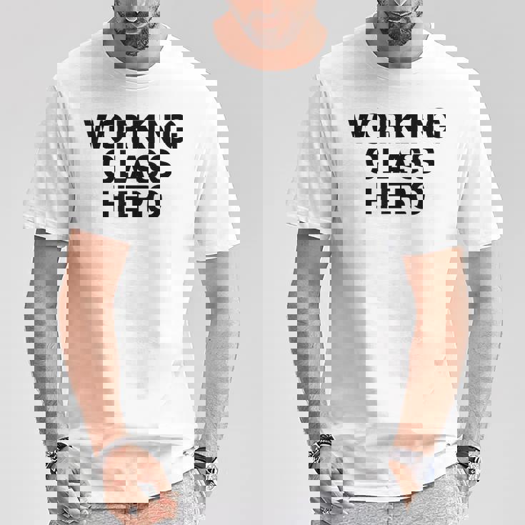 ジョン・ロック平和活動家が着用したワーキングクラスヒーロー。 Tシャツ 面白い贈り物