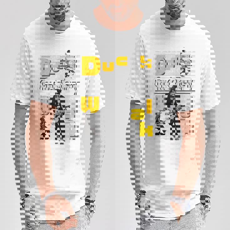 チャックベリー_003_Back Printed Tシャツ 面白い贈り物