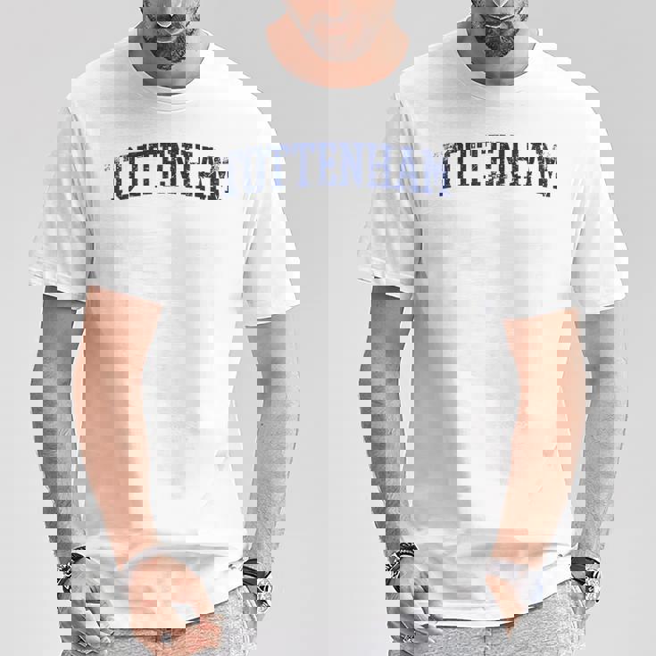 トッテナム N ロンドン スローバックデザイン ヴィンテージで着用されたクラシック Tシャツ 面白い贈り物