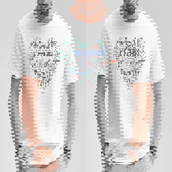 トレーダーハート I Love Cryptocurrencyトレーディング 暗号トレーダー Tシャツ 面白い贈り物