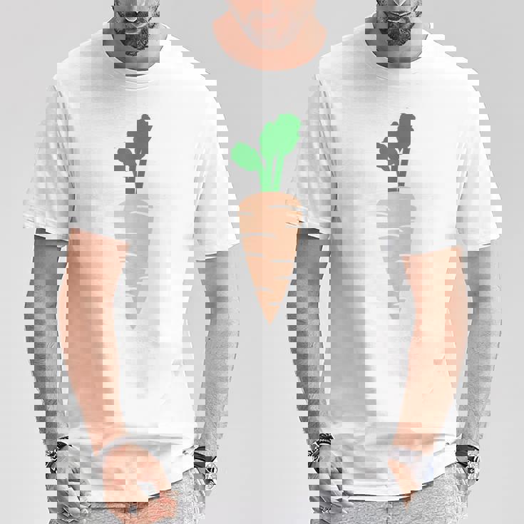 ニンジン コスチューム 野菜 カーニバル コスチューム ビーガン Carrot Costume Tシャツ 面白い贈り物