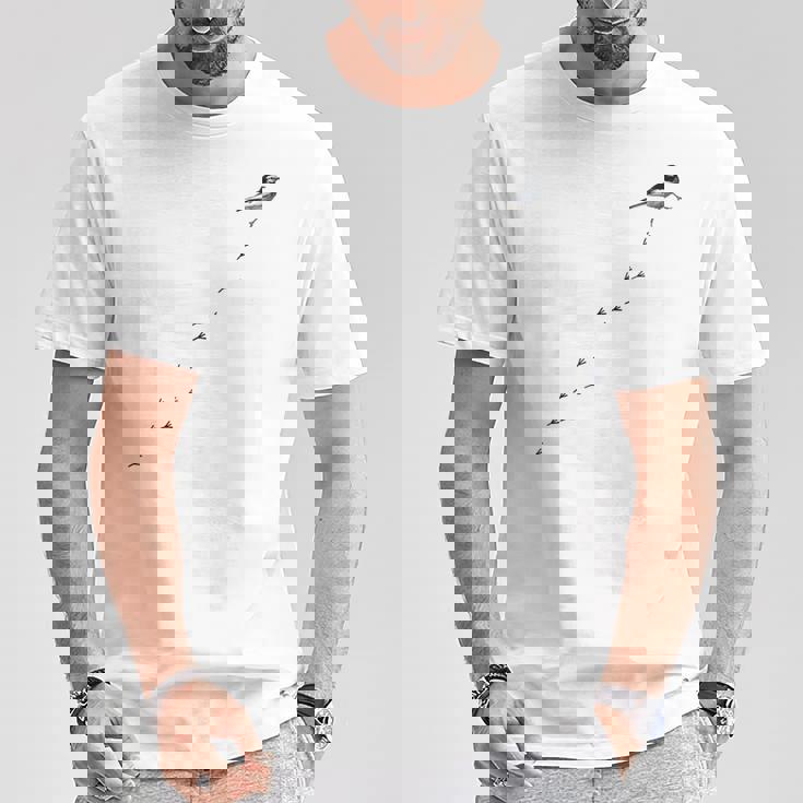 ハクセキレイ Tシャツ 面白い贈り物