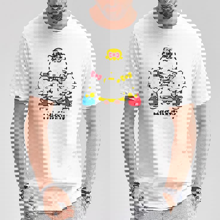 ハローキティ Usデザイン かぞく Tシャツ 面白い贈り物