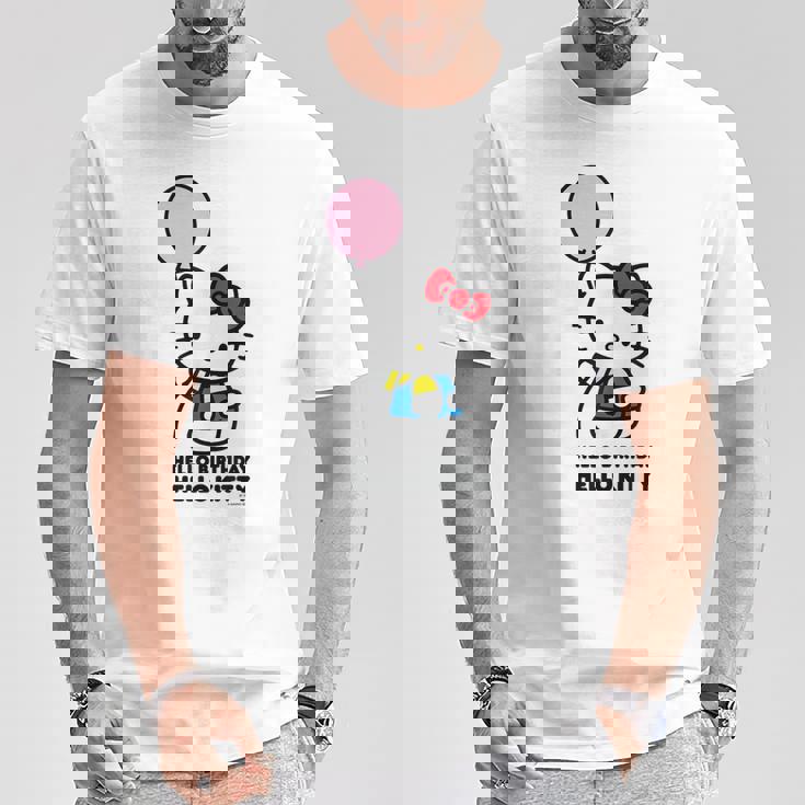 ハローキティ バルーン Tシャツ 面白い贈り物