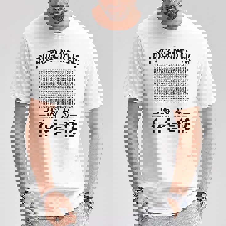 バイナリコーディングプログラミング 1110 バイナリコード Tシャツ 面白い贈り物