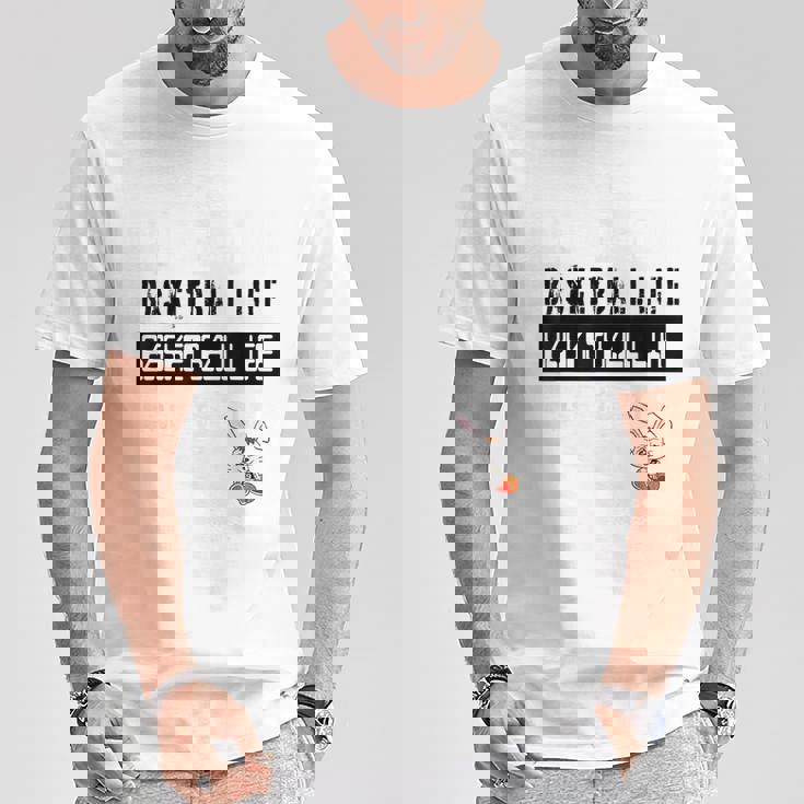 バスケットボール Basketball Life ラビット Tシャツ 面白い贈り物