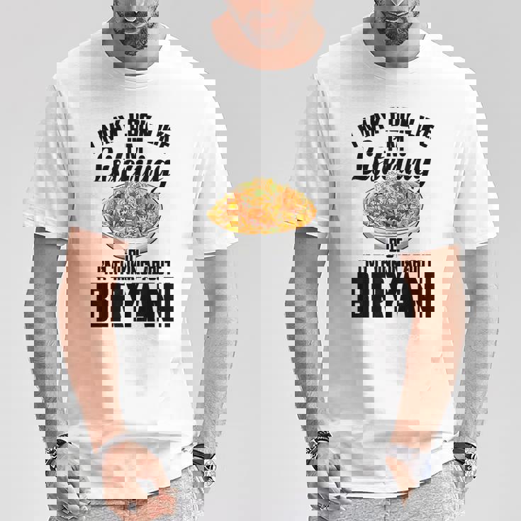 ビリヤニ マサラ パキスタン フードペースト ハンディポット ビリヤニ Tシャツ 面白い贈り物