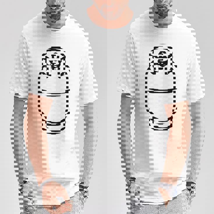 プロパンタンクコスチューム ハロウィン グリル クック グループコスチューム Tシャツ 面白い贈り物